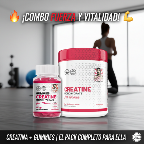 COMBO CREATINE (GUMMIES Y PROTEINA)